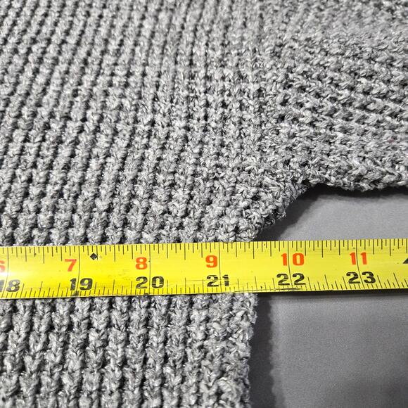Time And Tru Sz 2XL Gray Waffle Knit Sweater - Picture 5 of 7